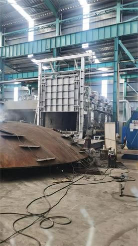 Gas Fired Bogie Hearth Furnace Delivery and Installation in Wuhan